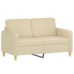 Casa si Gradina - Mobilier - Seturi de mobilier - Seturi living - Set de canapele cu perne, 3 piese, crem, textil - Infinity.ro