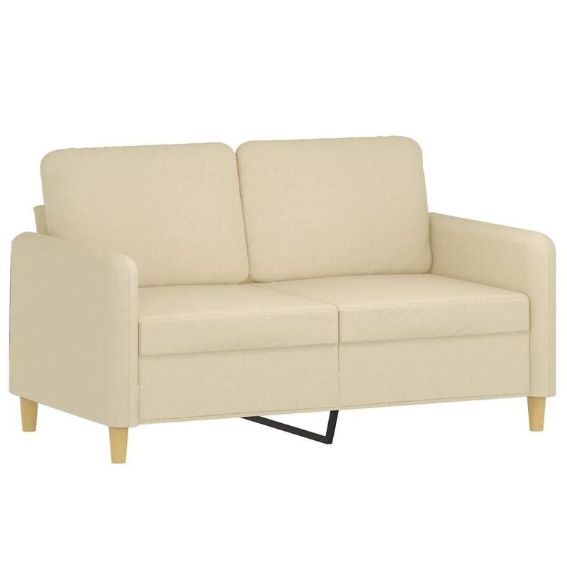Casa si Gradina - Mobilier - Seturi de mobilier - Seturi living - Set de canapele cu perne, 3 piese, crem, textil - Infinity.ro