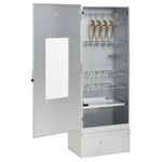 Casa si Gradina - Gradina si terasa - Gratare si accesorii - Gratare de gradina - Afumatoare cuptor/gratar, generator fum rece, otel galvanizat, mărime 44.5x29x110 cm (21x21x4.5 cm), model cu fereastră - Infinity.ro