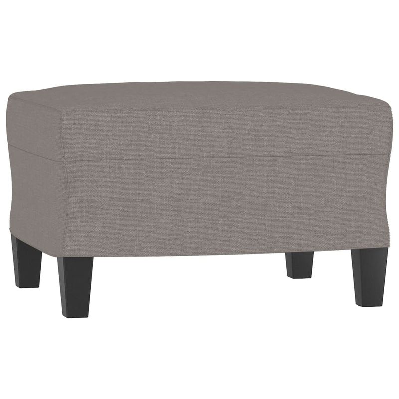Casa si Gradina - Mobilier - Scaune si fotolii - Fotolii - Fotoliu canapea cu taburet, taupe, 60 cm, material textil - Infinity.ro