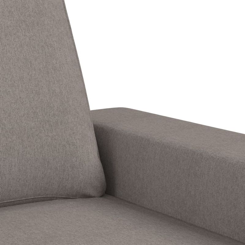 Casa si Gradina - Mobilier - Scaune si fotolii - Fotolii - Fotoliu canapea cu taburet, taupe, 60 cm, material textil - Infinity.ro