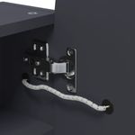 Casa si Gradina - Mobilier - Mobilier baie - Corpuri baie - Dulap cu oglinda de baie cu LED, gri, 42x13x70 cm, arcuit - Infinity.ro