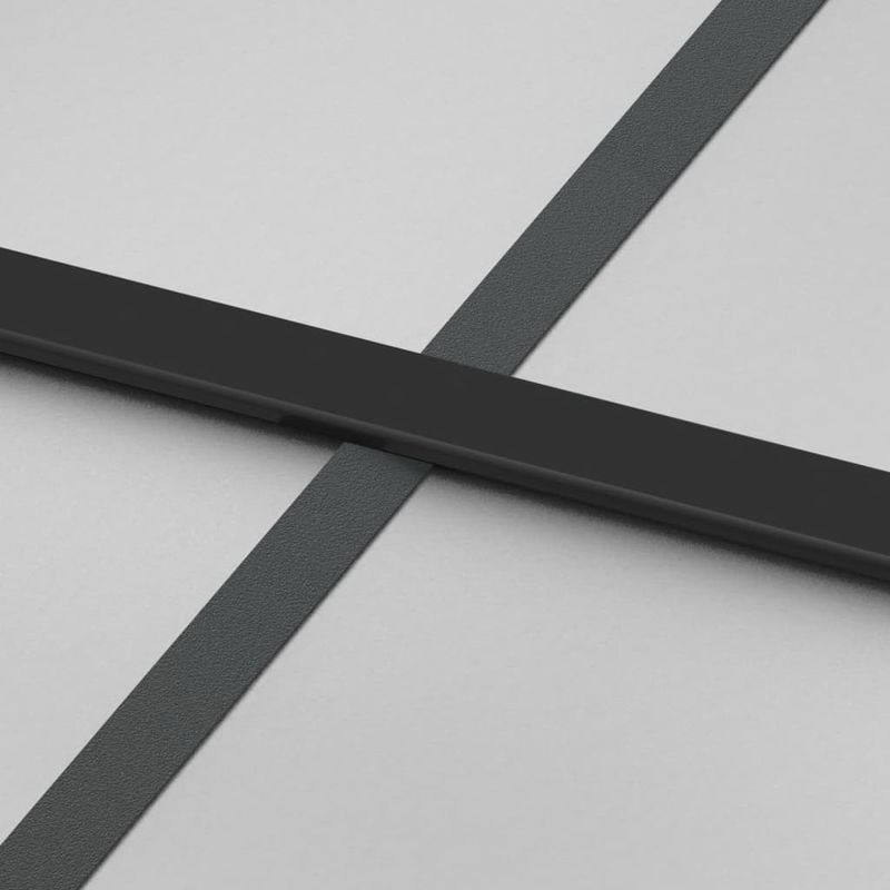 Casa si Gradina - Constructii - Usi interior, exterior si garaj - Usi interior - Usa glisanta, negru, 76x205 cm, sticla securizata si aluminiu - Infinity.ro