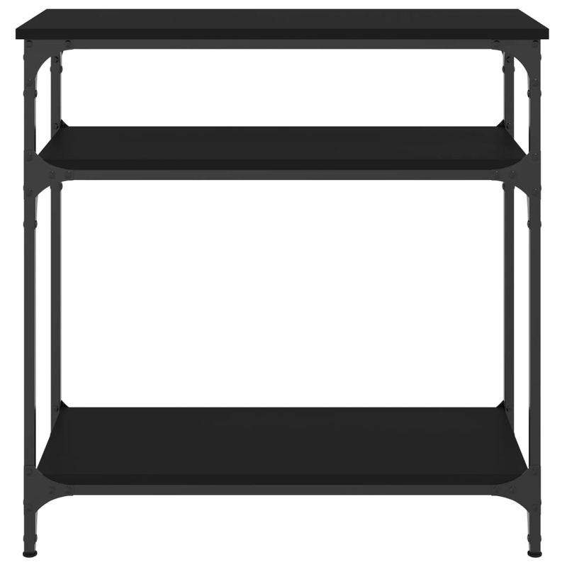 Casa si Gradina - Mobilier - Comode si corpuri - Console - Masa consola, negru, 75x29x75 cm, lemn prelucrat - Infinity.ro