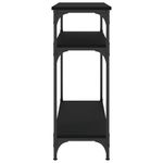 Casa si Gradina - Mobilier - Comode si corpuri - Console - Masa consola, negru, 75x29x75 cm, lemn prelucrat - Infinity.ro