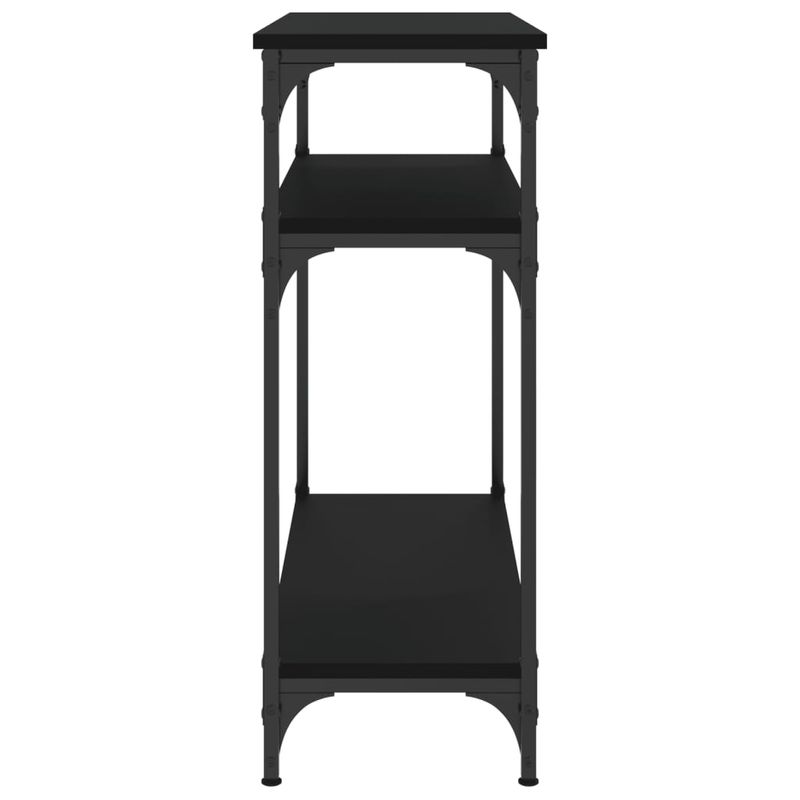 Casa si Gradina - Mobilier - Comode si corpuri - Console - Masa consola, negru, 75x29x75 cm, lemn prelucrat - Infinity.ro