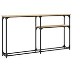 Casa si Gradina - Mobilier - Comode si corpuri - Console - Masuta consola, stejar sonoma, 145x22,5x75 cm, lemn prelucrat - Infinity.ro