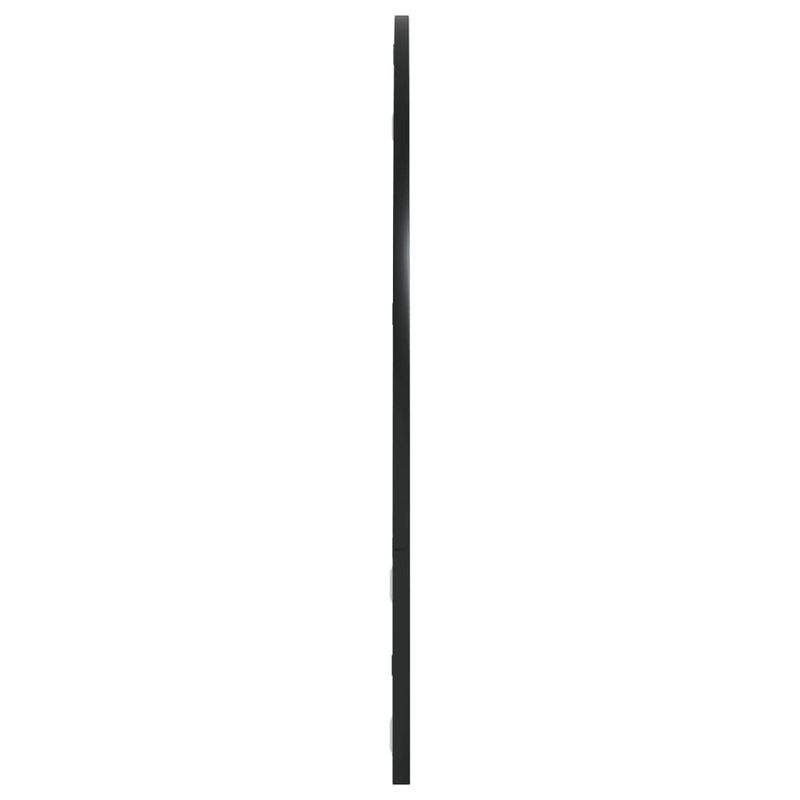 Casa si Gradina - Decoratiuni - Oglinzi - Oglinda de perete, negru, 100x70 cm, arcuita, fier - Infinity.ro