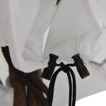 Casa si Gradina - Gradinarit si plante - Unelte gradinarit - Accesorii pentru unelte gradinarit - Protectie de fleece plante, cu fermoar, 70 g/m², 3,14x2,5 m, alb - Infinity.ro