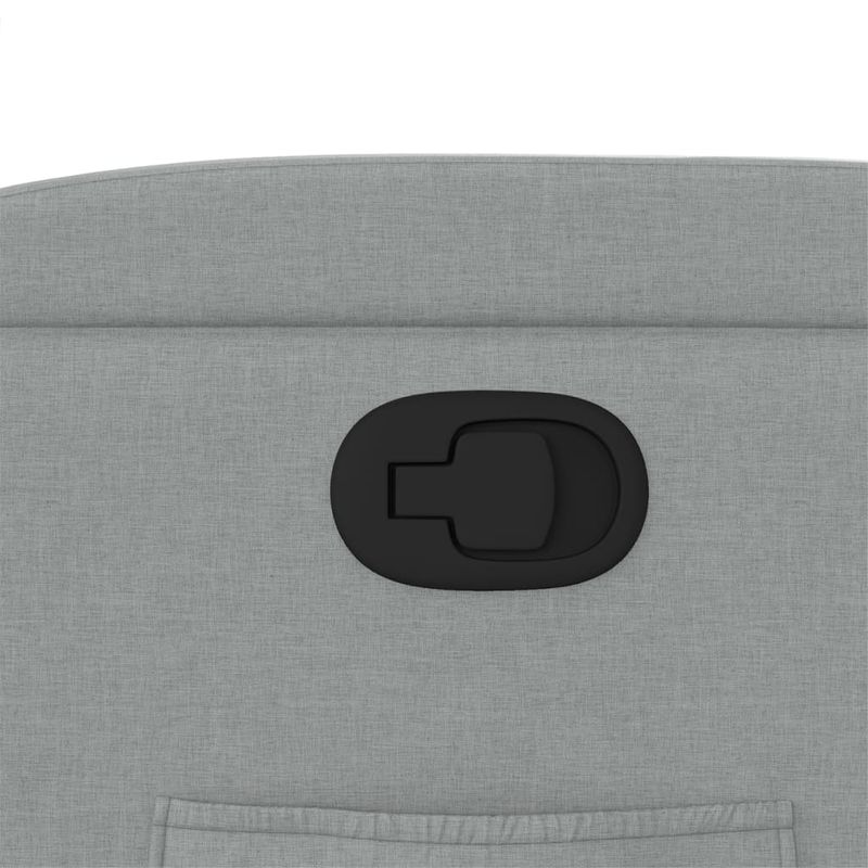 Casa si Gradina - Mobilier - Scaune si fotolii - Fotolii - Fotoliu rabatabil, gri deschis, material textil - Infinity.ro