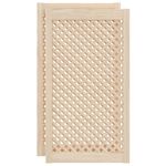 Casa si Gradina - Mobilier - Dulapuri si sifoniere - Dulapuri - Usi de dulap cu zabrele 2 buc. 49,5x99 cm, lemn masiv de pin - Infinity.ro