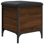 Casa si Gradina - Mobilier - Canapele si coltare - Banchete - Banca de depozitare, stejar maro, 42x42x45 cm, lemn prelucrat - Infinity.ro