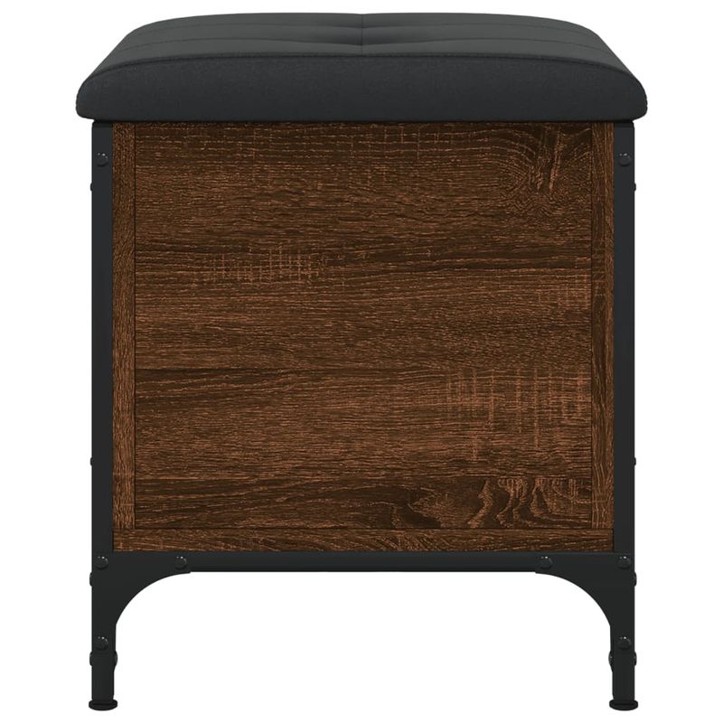 Casa si Gradina - Mobilier - Canapele si coltare - Banchete - Banca de depozitare, stejar maro, 42x42x45 cm, lemn prelucrat - Infinity.ro