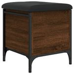 Casa si Gradina - Mobilier - Canapele si coltare - Banchete - Banca de depozitare, stejar maro, 42x42x45 cm, lemn prelucrat - Infinity.ro