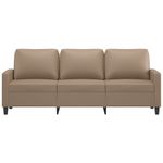 Casa si Gradina - Mobilier - Canapele si coltare - Canapele - Canapea cu 3 locuri, cappuccino, 180 cm, piele ecologica - Infinity.ro
