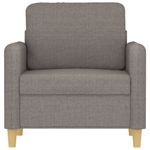 Casa si Gradina - Mobilier - Scaune si fotolii - Fotolii - Fotoliu canapea, gri taupe, 60 cm, material textil - Infinity.ro