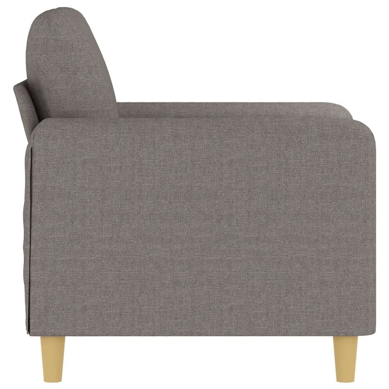 Casa si Gradina - Mobilier - Scaune si fotolii - Fotolii - Fotoliu canapea, gri taupe, 60 cm, material textil - Infinity.ro