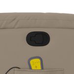 Ingrijire personala si Cosmetice - Sanatate si wellness - Articole wellness - Fotolii de masaj - Fotoliu de masaj rabatabil, cappuccino, piele ecologica - Infinity.ro