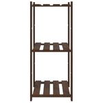 Casa si Gradina - Mobilier - Biblioteci si rafturi - Rafturi - Suport depozitare 3 niveluri, maro, 60x38x90 cm, lemn masiv pin - Infinity.ro