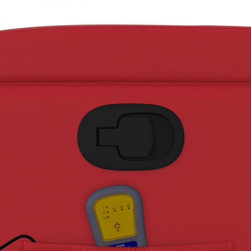 Ingrijire personala si Cosmetice - Sanatate si wellness - Articole wellness - Fotolii de masaj - Fotoliu de masaj rabatabil, rosu, piele ecologica - Infinity.ro