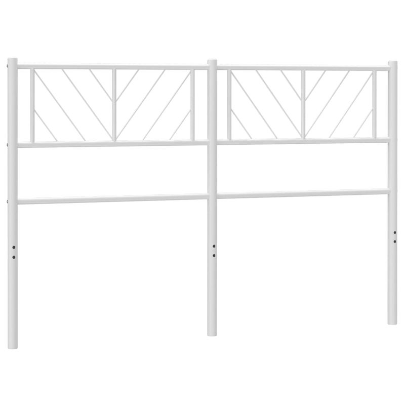 Casa si Gradina - Mobilier - Paturi si accesorii - Accesorii paturi - Tablie de pat metalica, alb, 120 cm - Infinity.ro