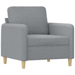 Casa si Gradina - Mobilier - Seturi de mobilier - Seturi living - Set de canapele cu perne, 3 piese, gri deschis, textil - Infinity.ro