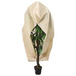 Casa si Gradina - Gradinarit si plante - Unelte gradinarit - Accesorii pentru unelte gradinarit - Protectie de fleece plante cu fermoar 10 buc 70 g/m² 3,93x3 m, bej - Infinity.ro