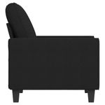 Casa si Gradina - Mobilier - Scaune si fotolii - Fotolii - Fotoliu canapea, negru, 60 cm, material textil - Infinity.ro