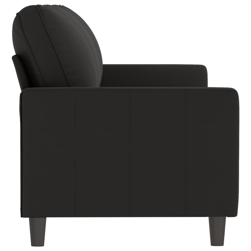 Casa si Gradina - Mobilier - Canapele si coltare - Canapele - Canapea cu 3 locuri, Negru, 180 cm, catifea - Infinity.ro