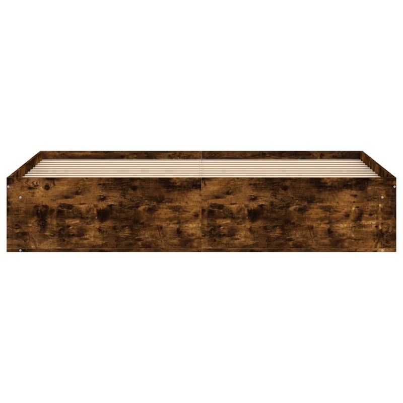 Casa si Gradina - Mobilier - Paturi si accesorii - Paturi - Cadru pat, stejar afumat, 180x200 cm, Super King Size - Infinity.ro