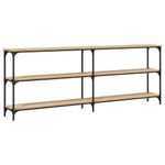 Casa si Gradina - Mobilier - Comode si corpuri - Console - Masuta consola, stejar sonoma, 200x29x75 cm, lemn prelucrat - Infinity.ro