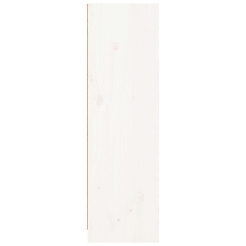 Casa si Gradina - Mobilier - Biblioteci si rafturi - Biblioteci - Biblioteca, alb, 70x33x110 cm, lemn masiv de pin - Infinity.ro