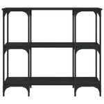 Casa si Gradina - Mobilier - Comode si corpuri - Console - Masuta consola, negru, 102x35x90 cm, lemn compozit - Infinity.ro