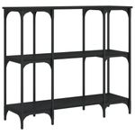 Casa si Gradina - Mobilier - Comode si corpuri - Console - Masuta consola, negru, 102x35x90 cm, lemn compozit - Infinity.ro