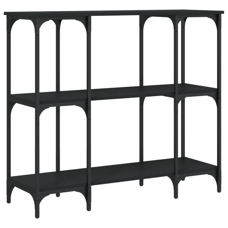 Casa si Gradina - Mobilier - Comode si corpuri - Console - Masuta consola, negru, 102x35x90 cm, lemn compozit - Infinity.ro
