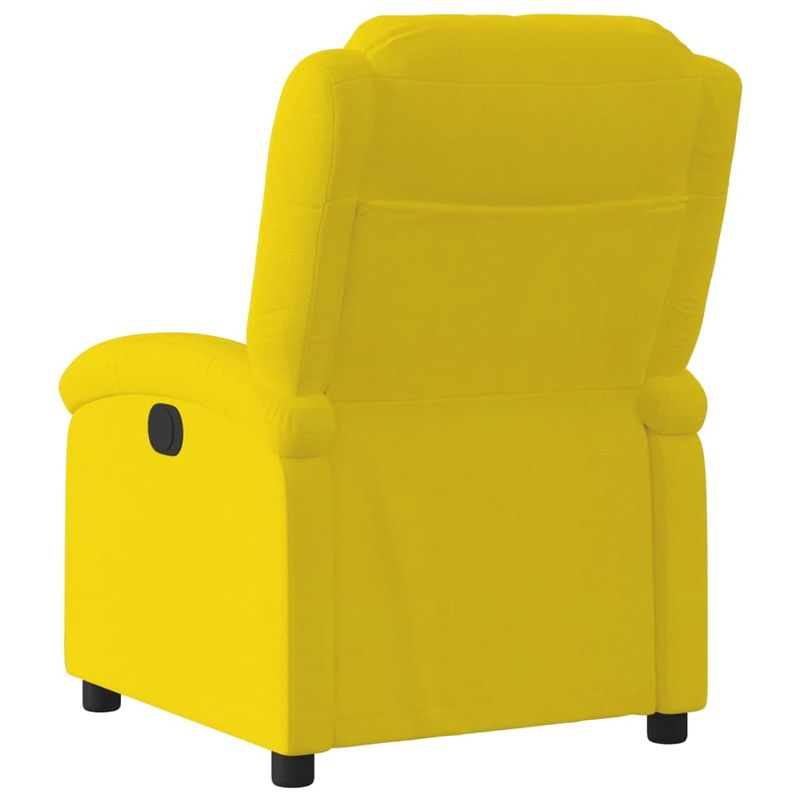 Casa si Gradina - Mobilier - Scaune si fotolii - Fotolii - Fotoliu rabatabil, galben, catifea - Infinity.ro