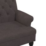 Casa si Gradina - Mobilier - Canapele si coltare - Banchete - Bancheta cu spatar, maro inchis, 120x62x75,5 cm, textil - Infinity.ro