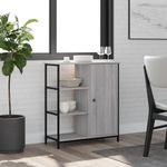 Casa si Gradina - Mobilier - Comode si corpuri - Comode - Servanta, gri sonoma, 70x30x80 cm, lemn prelucrat - Infinity.ro