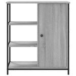 Casa si Gradina - Mobilier - Comode si corpuri - Comode - Servanta, gri sonoma, 70x30x80 cm, lemn prelucrat - Infinity.ro