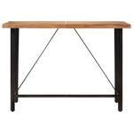 Casa si Gradina - Mobilier - Mese si birouri - Mese bucatarie si dining - Masa de bar, 150x70x107 cm, lemn masiv acacia si fier - Infinity.ro