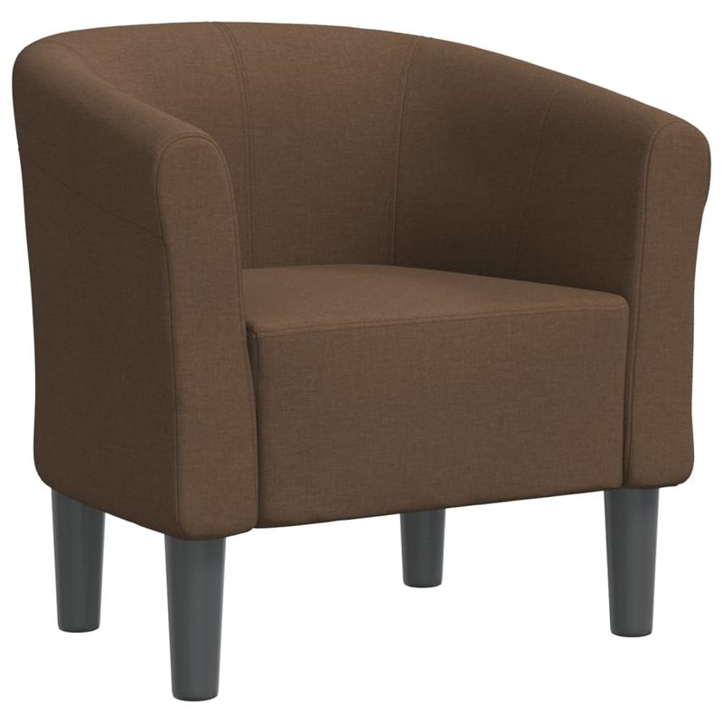 Casa si Gradina - Mobilier - Scaune si fotolii - Fotolii - Fotoliu tip cuva, maro, material textil - Infinity.ro