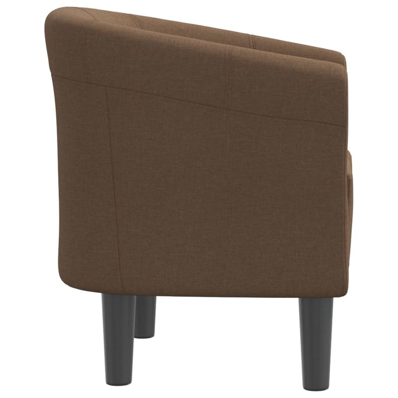 Casa si Gradina - Mobilier - Scaune si fotolii - Fotolii - Fotoliu tip cuva, maro, material textil - Infinity.ro