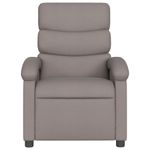 Ingrijire personala si Cosmetice - Sanatate si wellness - Articole wellness - Fotolii de masaj - Fotoliu de masaj rabatabil, gri taupe, material textil - Infinity.ro