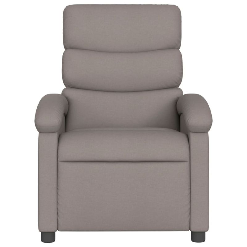 Ingrijire personala si Cosmetice - Sanatate si wellness - Articole wellness - Fotolii de masaj - Fotoliu de masaj rabatabil, gri taupe, material textil - Infinity.ro