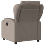 Casa si Gradina - Mobilier - Scaune si fotolii - Fotolii - Fotoliu rabatabil, gri taupe, material textil - Infinity.ro