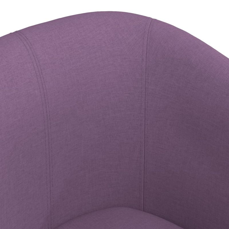 Casa si Gradina - Mobilier - Scaune si fotolii - Fotolii - Fotoliu tip cuva cu taburet, violet, material textil - Infinity.ro
