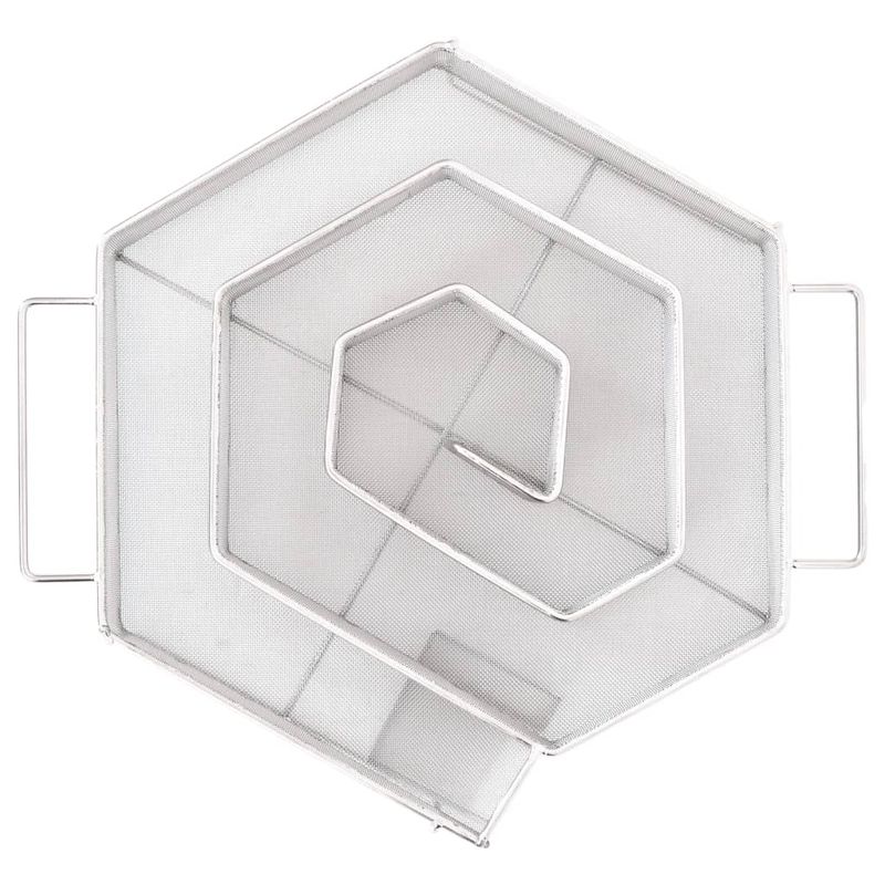 Casa si Gradina - Gradina si terasa - Gratare si accesorii - Accesorii gratare - Generator de fum rece cu 6 laturi 22,5cm otel inoxidabil rotund - Infinity.ro