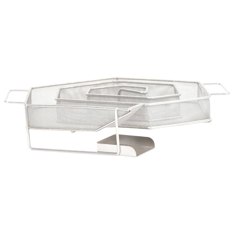 Casa si Gradina - Gradina si terasa - Gratare si accesorii - Accesorii gratare - Generator de fum rece cu 6 laturi 22,5cm otel inoxidabil rotund - Infinity.ro