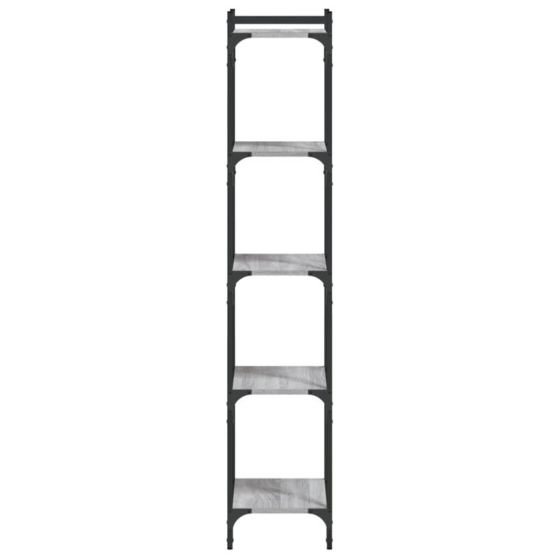 Casa si Gradina - Mobilier - Biblioteci si rafturi - Biblioteci - Biblioteca cu 5 niveluri gri sonoma 40x30x154 cm lemn prelucrat - Infinity.ro