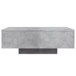 Casa si Gradina - Mobilier - Mese si birouri - Masute de cafea - Masuta de cafea cu lumini LED, gri beton, 85x55x31 cm - Infinity.ro
